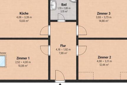 Wohnung Hildesheim - 3 Zimmer, 63 m&sup2;, 990&euro; | Angebot:26297080