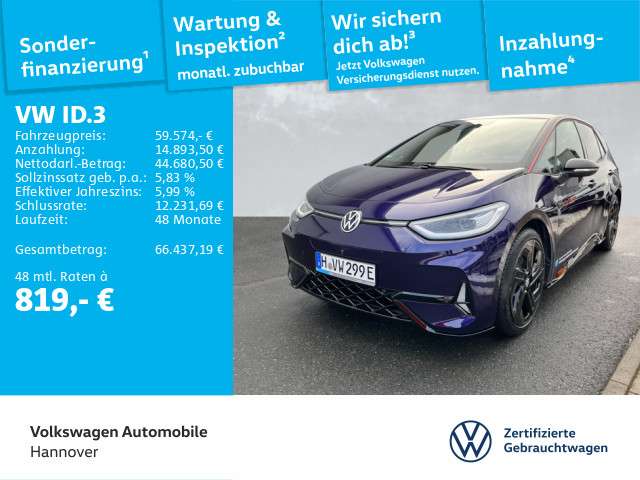 VW ID.3 4.850 km 59.574 &euro; Hannover 30655