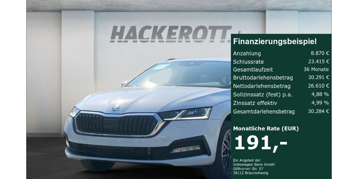 Skoda Octavia 12.500 km 33.380 € Langenhagen 30853