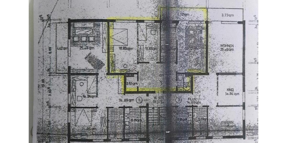 Etagenwohnung Langenhagen - 3 Zimmer, 80 m&sup2;, 269.000&euro; | Angebot:27286167