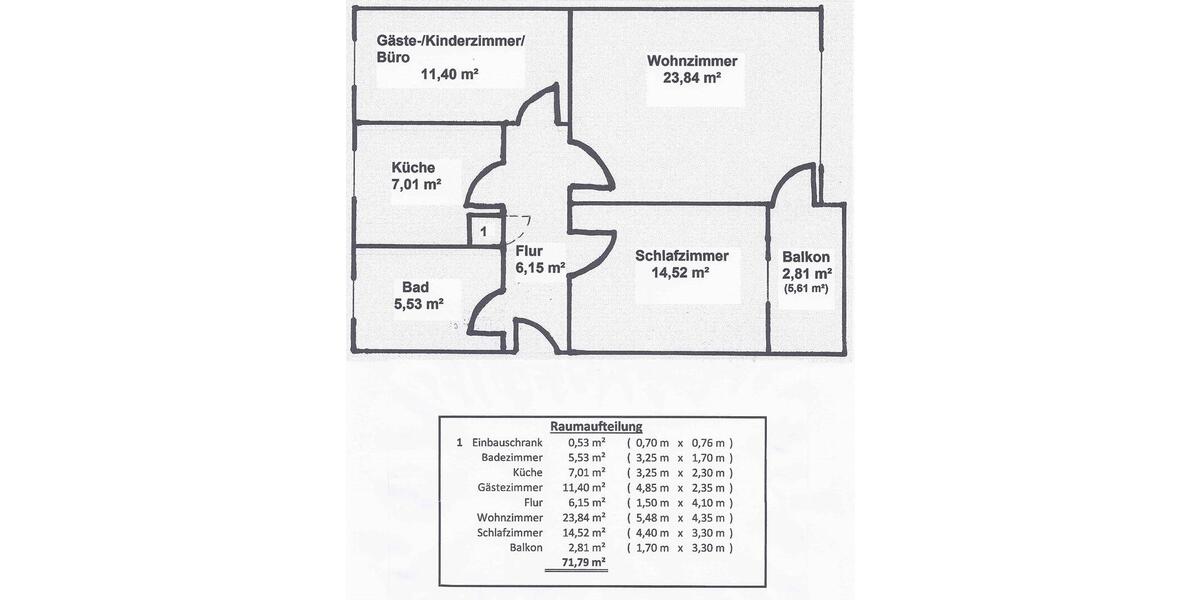 Etagenwohnung Garbsen Berenbostel - 3 Zimmer, 72 m&sup2;, 250.000&euro; | Angebot:22688304