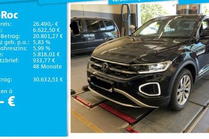 VW T-Roc 34.536 km 26.490 € Hannover 30655