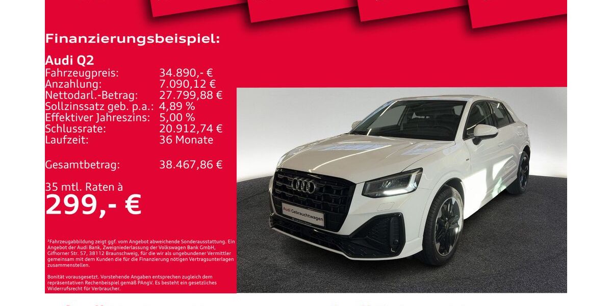 Audi Q2 4.999 km 34.890 &euro; Hannover 30179