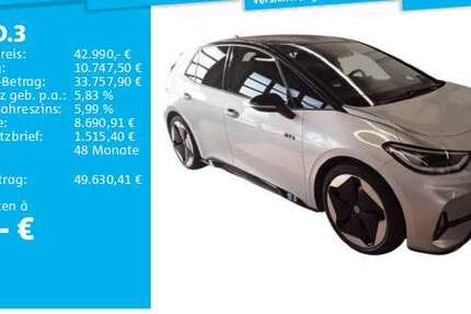 VW ID.3 19.087 km 42.990 &euro; Hannover 30519