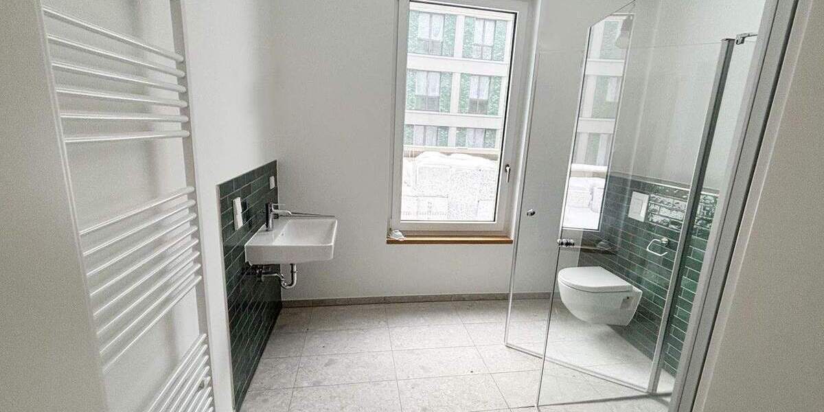 Terrassenwohnung im Neubau: 2 Zimmer mit viel Platz, Einbauküche, Parkett,Tageslichtbad, Abstellraum 2 zimmer