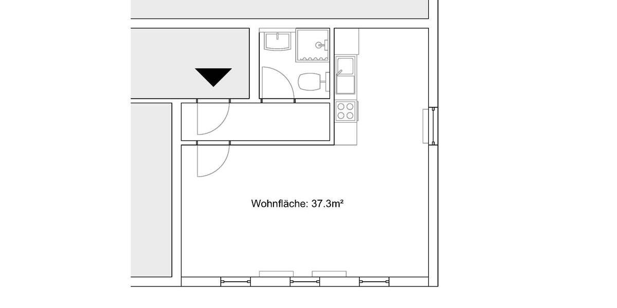 Etagenwohnung Hannover Linden-Limmer - 1 Zimmer, 38 m&sup2;, 79.000&euro; | Angebot:27498997