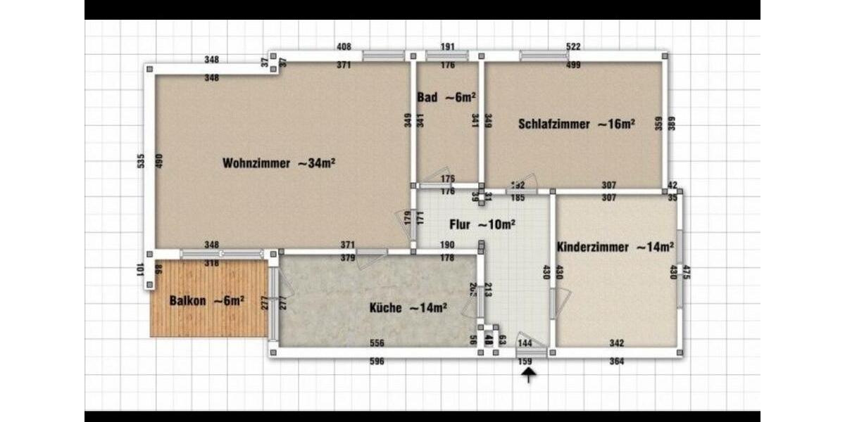 Etagenwohnung Barsinghausen - 3 Zimmer, 96 m&sup2;, 209.000&euro; | Angebot:26227153