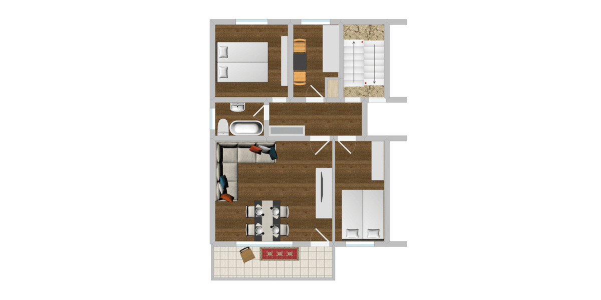 Etagenwohnung Harsum Asel - 3 Zimmer, 85 m&sup2;, 139.999&euro; | Angebot:26891762