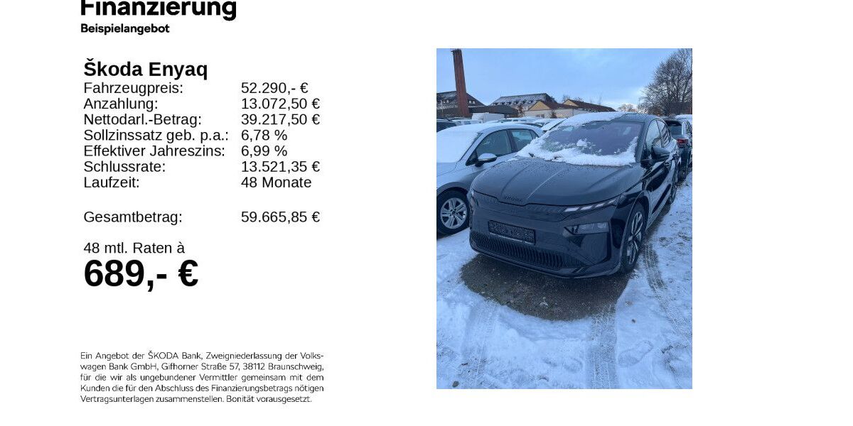 Skoda Enyaq 12.690 km 51.990 &euro; Hildesheim 31137