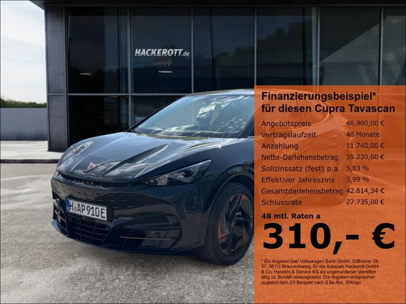 Cupra Tavascan 9.400 km 46.960 € Hannover 30165