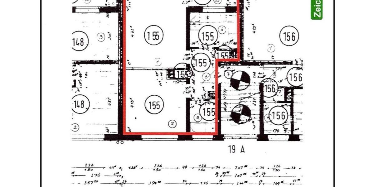 Etagenwohnung Hannover Bothfeld-Vahrenheide - 2 Zimmer, 54 m&sup2;, 195.000&euro; | Angebot:26233889