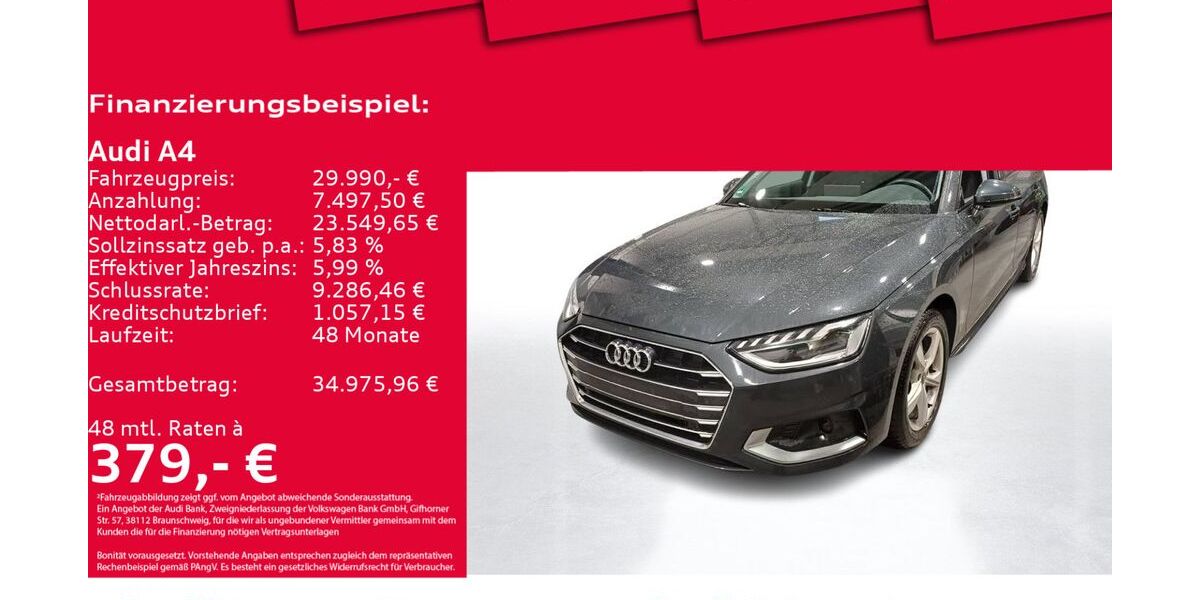 Audi A4 65.478 km 29.990 &euro; Hannover 30179