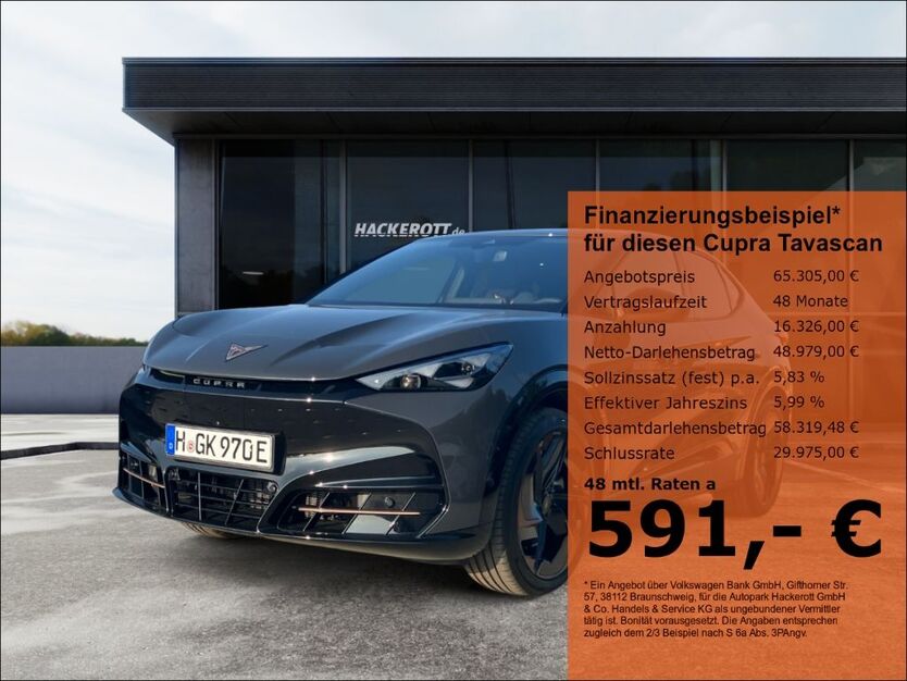 Cupra Tavascan 9.355 km 49.980 € Hannover 30165