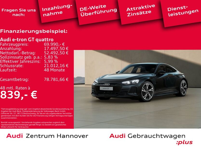 Audi e-tron GT 16.925 km 69.990 € Hannover 30179