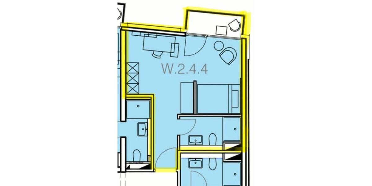 Etagenwohnung Hannover Nord - 1 Zimmer, 27 m&sup2;, 854&euro; | Angebot:26636523