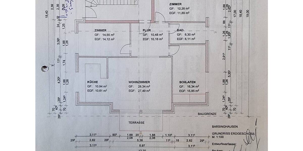 Etagenwohnung Barsinghausen - 4 Zimmer, 99 m&sup2;, 275.000&euro; | Angebot:26306568