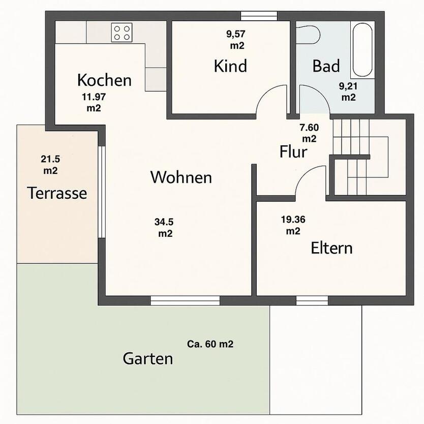 3-Zimmer-Wohnung - saniert im Ortsteil vom Mellendorf