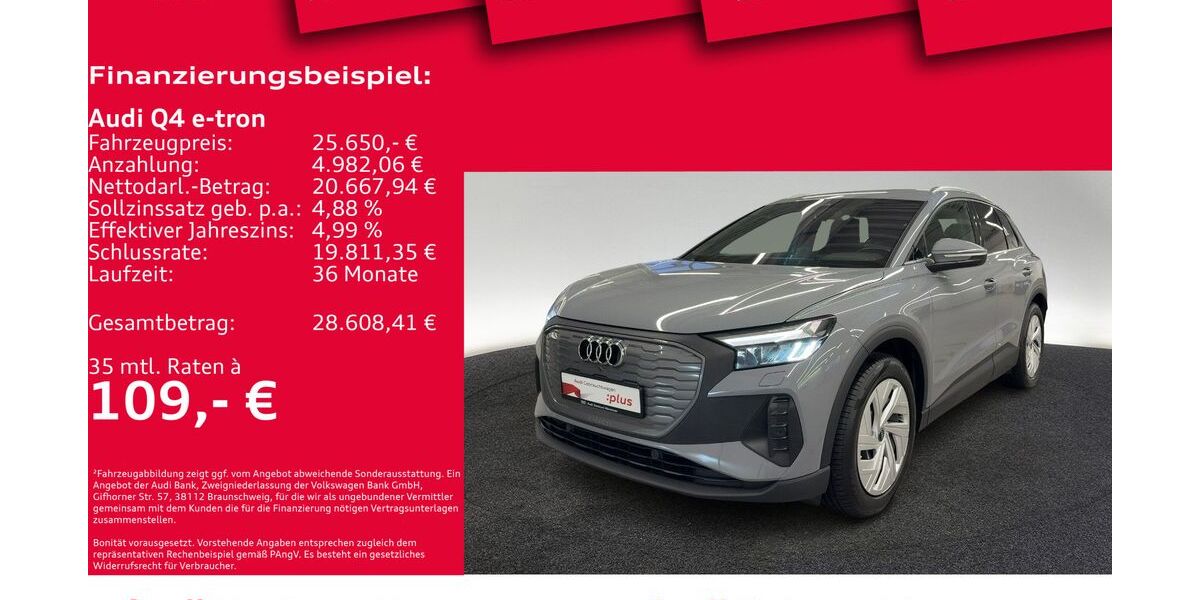 Audi Q4 e-tron 73.002 km 25.650 &euro; Hannover 30179