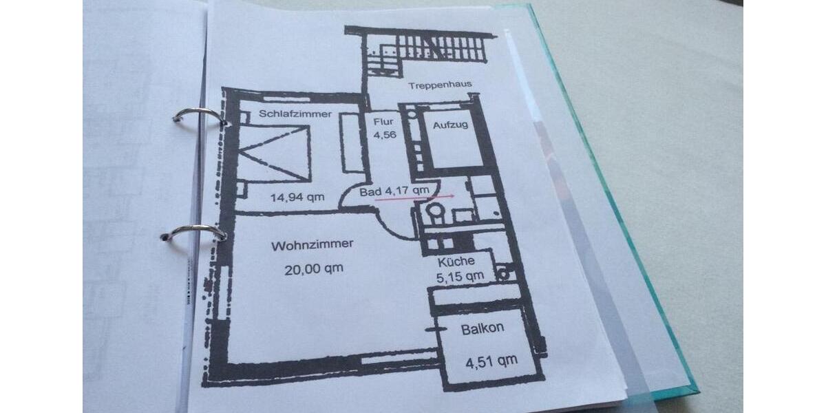 Etagenwohnung Langenhagen - 2 Zimmer, 53 m&sup2;, 162.500&euro; | Angebot:27428781