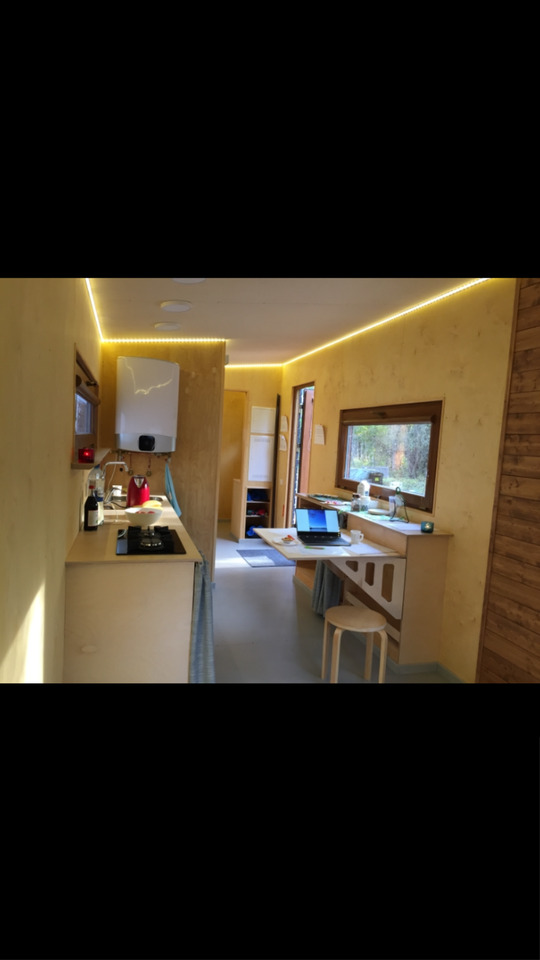 Tiny House 8,40m x 2,40m auf Vlemmix Trailer Winterfest-Mietkauf
