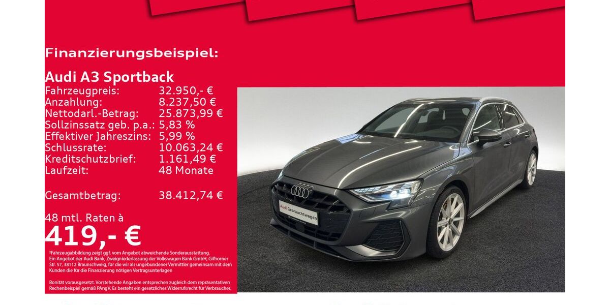 Audi A3 13.297 km 33.150 &euro; Hannover 30179