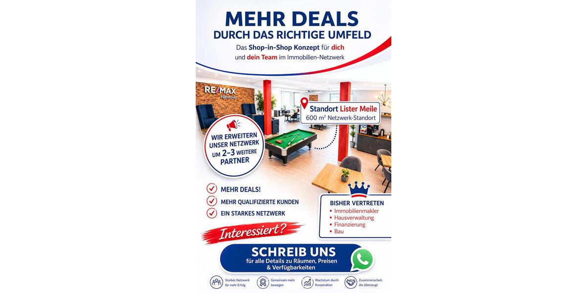 Gewerbeobjekt Hannover Vahrenwald-List - 999&euro; | Angebot:26350663