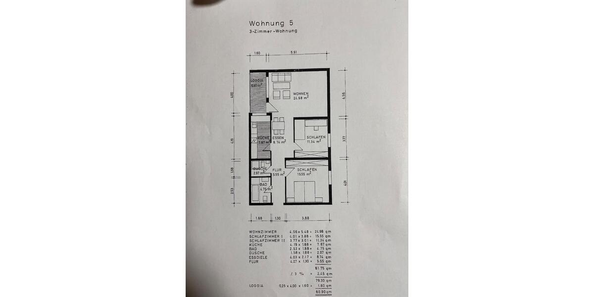 Etagenwohnung Wedemark - 3 Zimmer, 81 m&sup2;, 240.000&euro; | Angebot:27049144