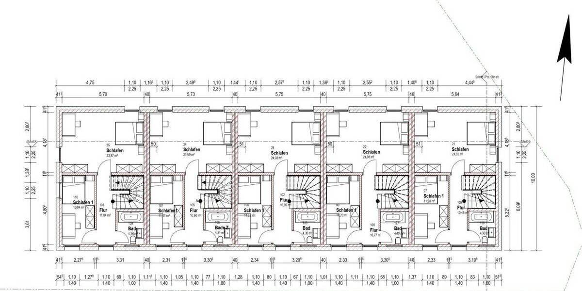 Reihenmittelhaus Sarstedt Heisede - 5 Zimmer, 132 m&sup2;, 399.000&euro; | Angebot:24037068