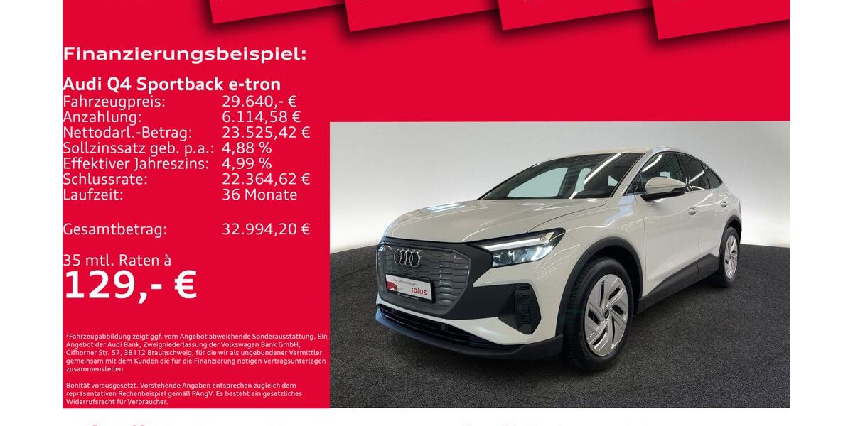 Audi Q4 e-tron 32.738 km 27.450 &euro; Hannover 30179