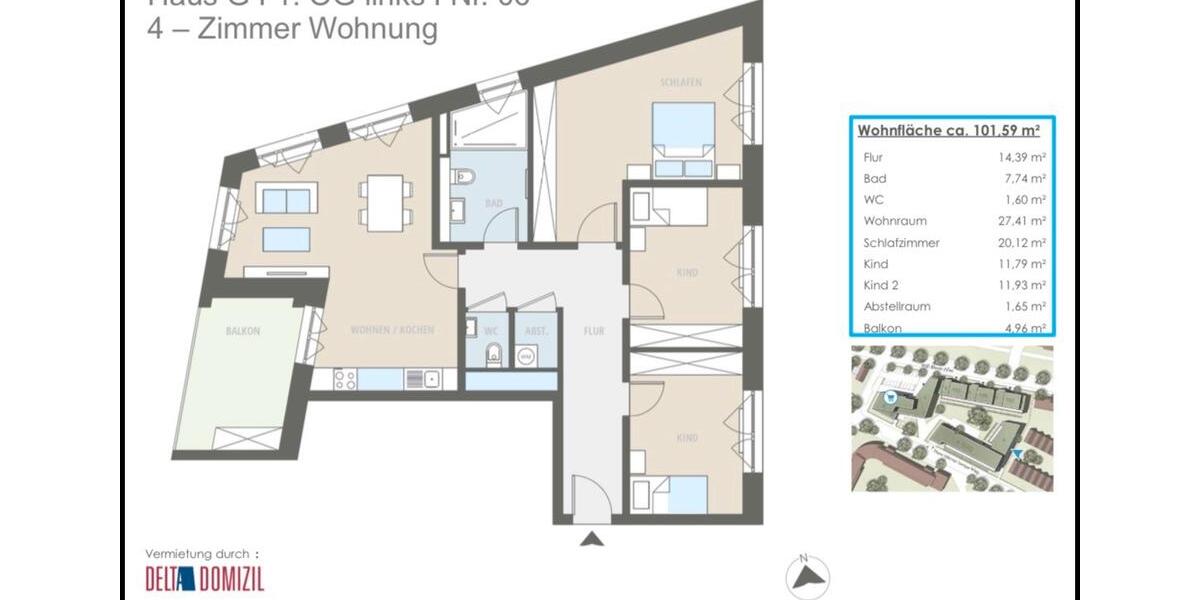4-Zimmer Wohnung in attraktiver Lage! 4 zimmer