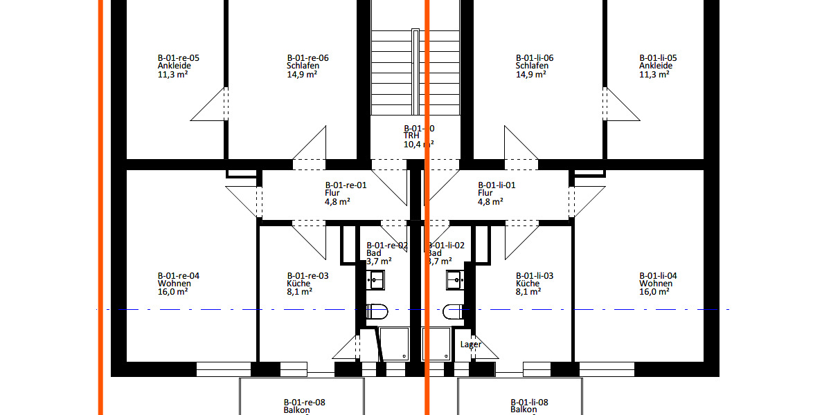 Etagenwohnung Hannover Hainholz - 3 Zimmer, 62 m&sup2;, 533&euro; | Angebot:25245500