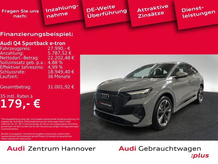 Audi Q4 e-tron 40.461 km 27.450 € Hannover 30179