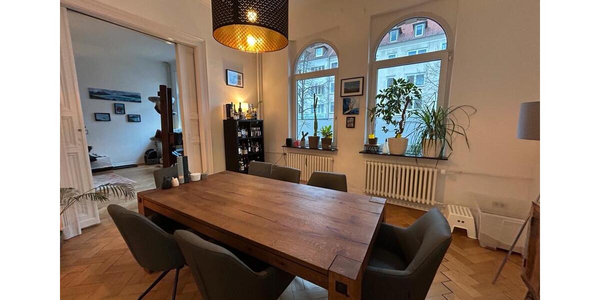 4 Zimmer Wohnung 1.4.26 135qm Hochparterre Altbau Balkon Uni nah 4 zimmer