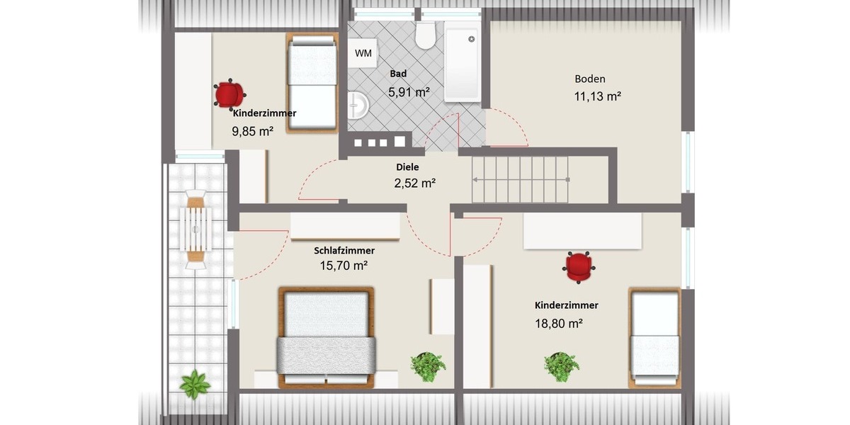 Großzügiges Architektenhaus für Familien 5 zimmer