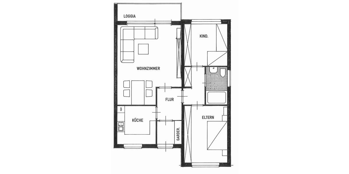 Etagenwohnung Barsinghausen - 3 Zimmer, 75 m&sup2;, 730&euro; | Angebot:26485704