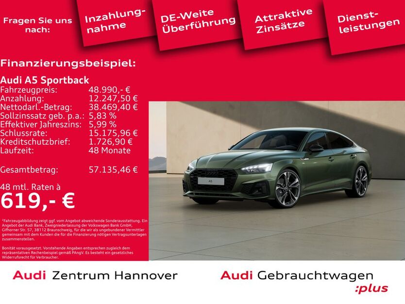 Audi A5 7.561 km 48.990 € Hannover 30179