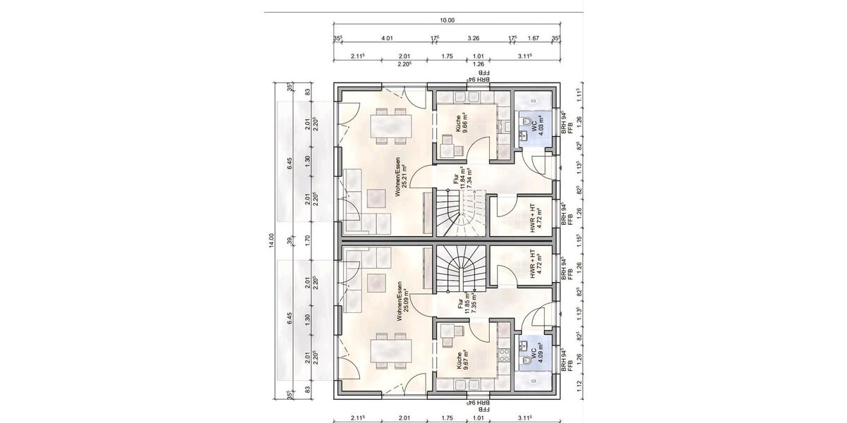 Doppelhaushälfte Hannover - 7 Zimmer, 144 m&sup2;, 378.000&euro; | Angebot:25651636