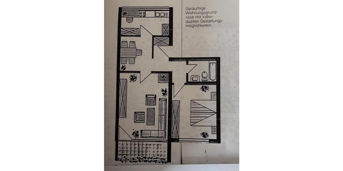 Hochparterre Burgwedel - 2.5 Zimmer, 63 m&sup2;, 185.000&euro; | Angebot:26174004