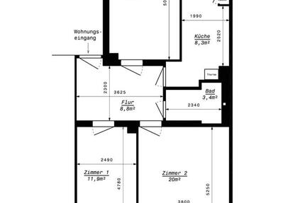 Wohnung Hannover - 3 Zimmer, 70 m&sup2;, 770&euro; | Angebot:26334697