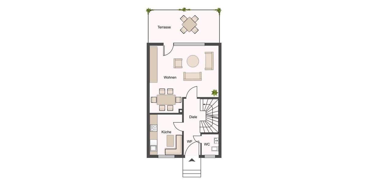 Reihenmittelhaus Garbsen Garbsen-Mitte - 3 Zimmer, 93 m&sup2;, 349.000&euro; | Angebot:25664227