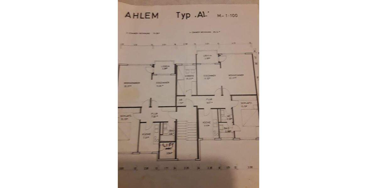 Etagenwohnung Hannover Ahlem - 4 Zimmer, 85 m&sup2;, 195.000&euro; | Angebot:25838509