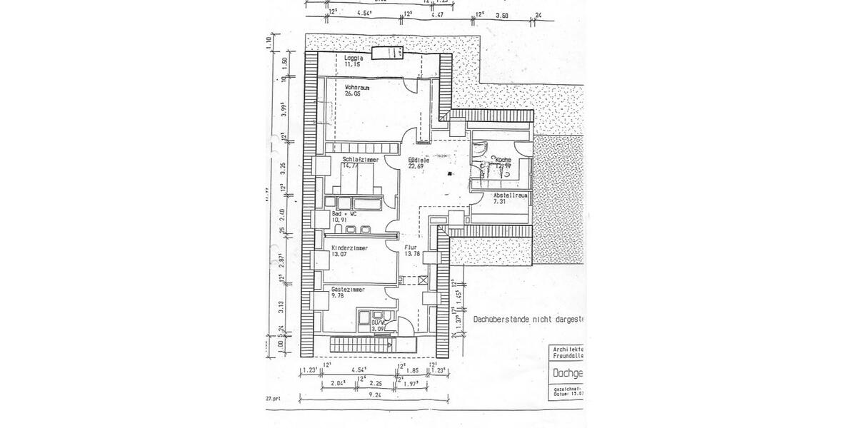 Dachgeschoßwohnung Hannover Buchholz-Kleefeld - 5 Zimmer, 1.500&euro; | Angebot:25613321