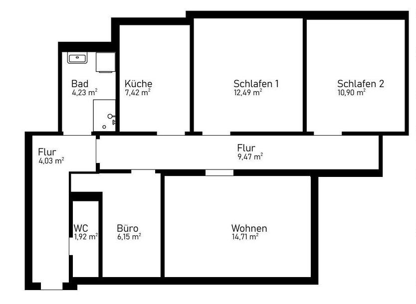 4 Zimmerwohnung zu vermieten