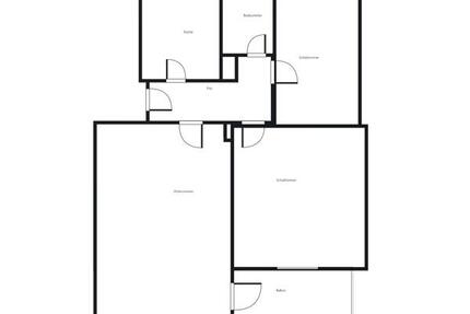 Moderne 3-Zimmer-Wohnung in ruhiger Lage. Frisch für Sie renoviert 3 zimmer