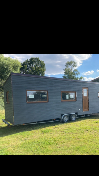 Tiny House 8,40m x 2,40m auf Vlemmix Trailer Winterfest-Mietkauf