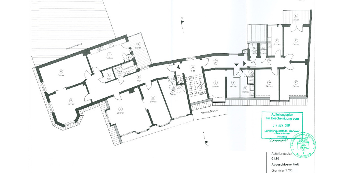 Charmanter Vorkriegs-Altbau in bester Lage von Hannover - List 3 zimmer