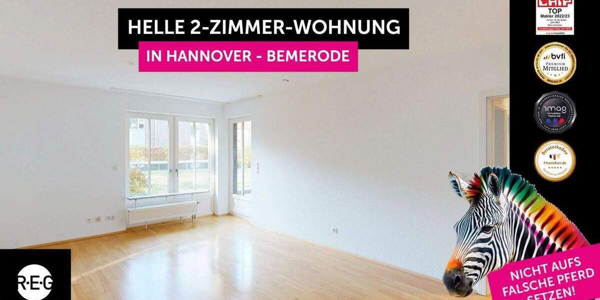 ***reserviert*** Sonnige Erdgeschosswohnung mit Terrasse in Hannover Bemerode. 2 zimmer