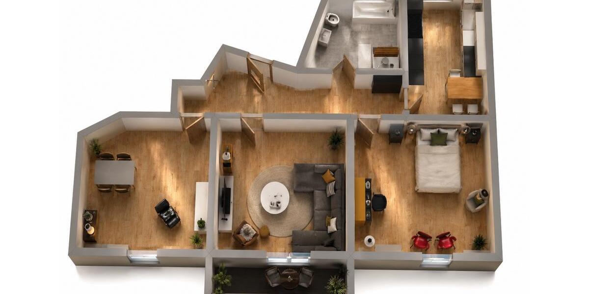 Dachgeschoßwohnung Hannover Vahrenwald-List - 3 Zimmer, 93 m&sup2;, 465.000&euro; | Angebot:27258923