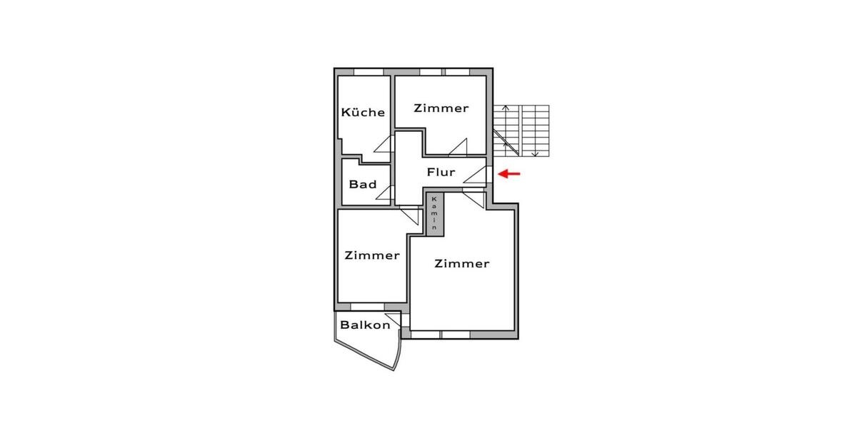 Dachgeschoßwohnung Hannover Bult - 3 Zimmer, 66 m&sup2;, 990&euro; | Angebot:25416255