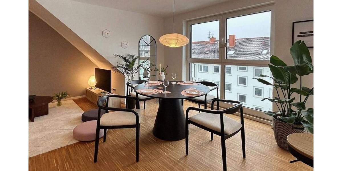 Neubau-gehobene 2-Zimmer Dachgeschosswohnung in Hainholz möbliert 2 zimmer